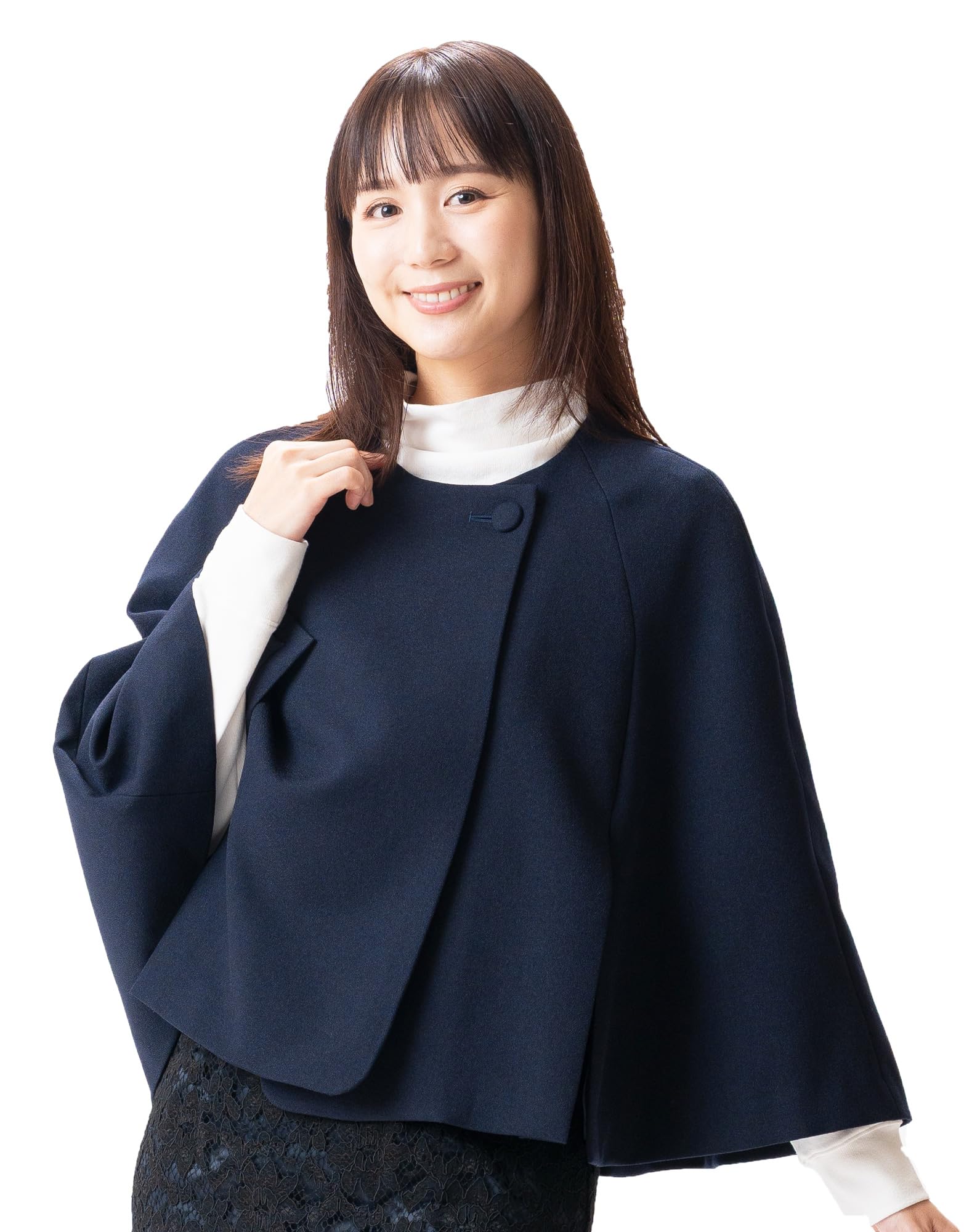 Amazon | [DRURYA] 日本製 ネイビーカラーフォーマル 春秋冬用 スリー
